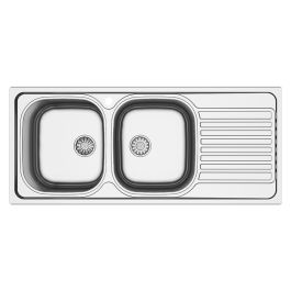 IX304 Double Bowl Single Drain Inset Sink
