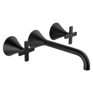 Bristol Trim Part For Wall Mounted Concealed 3 Hole Basin Mixer (Cross Handle)