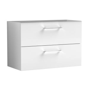 Zephyr Wall Mounted Double Drawer Vanity Unit
