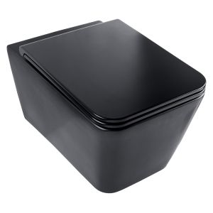 Stratos Rimless Wall Mounted WC Matt Black