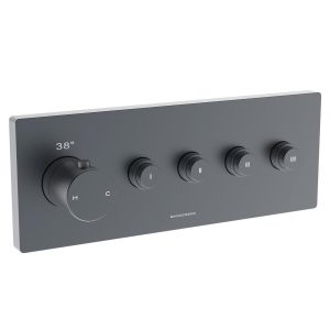 Bagnospa Trim Part For Wall Mounted Concealed Thermostatic Shower Mixer 4 Outlet