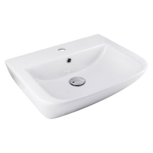 Zephyr Wall Mounted 1 Hole Wash Basin