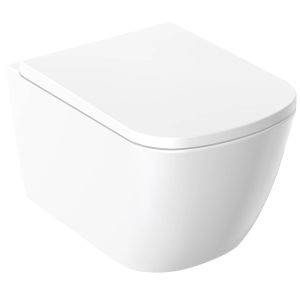 M-Line Rimless Wall Mounted WC Pan With Bagnodesign Tornadic Flush