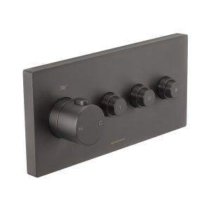 Bagnospa Trim Part For Wall Mounted Concealed Thermostatic Shower Mixer 3 Outlet