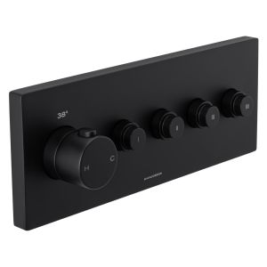 Bagnospa Trim Part For Wall Mounted Concealed Thermostatic Shower Mixer 4 Outlet