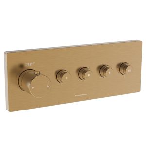 Bagnospa Trim Part For Wall Mounted Concealed Thermostatic Shower Mixer 4 Outlet