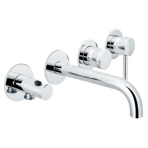M-Line Trim Part For Wall Mounted Concealed 4 Hole Bath/Shower Mixer With Out Hand Shower