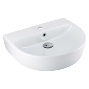 Ginza Wall Mounted One Hole Wash Basin