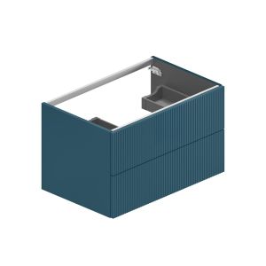 Orology Wall Mounted Double Drawer Vanity Unit