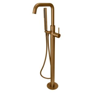 M-Line Diffusion Trim Part For Floor Mounted Bath Mixer With Hand Shower