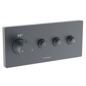 Bagnospa Trim Part For Wall Mounted Concealed Thermostatic Shower Mixer 3 Outlet