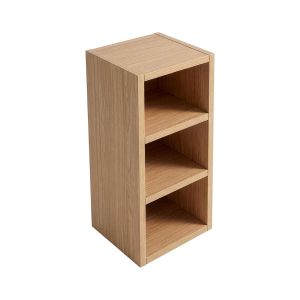 Studio 316 Wall Mounted Open Shelving Unit With Wooden Shelves