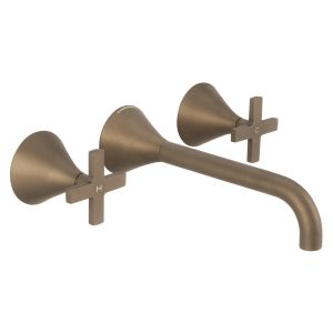Bristol Trim Part For Wall Mounted Concealed 3 Hole Basin Mixer (Cross Handle)