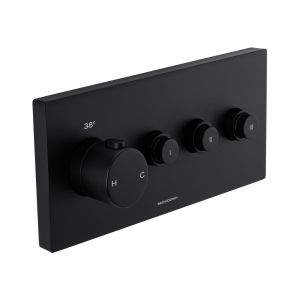 Bagnospa Trim Part For Wall Mounted Concealed Thermostatic Shower Mixer 3 Outlet