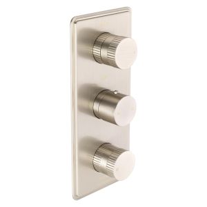Fonteyn Trim Part For Thermostatic Shower Mixer 3 Outlet/3 Round Handle