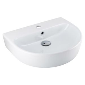 Ginza Wall Mounted One Hole Wash Basin