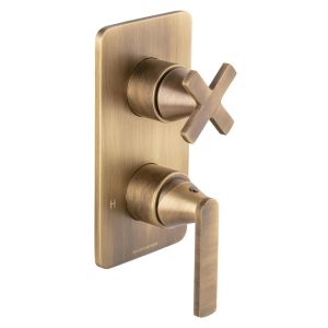 Bristol Trim Part For Wall Mounted Concealed Shower Mixer With 3 Way Diverter