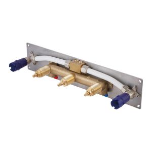 Universal Concealed Part For Wall Mounted 5 Hole Bath Shower Mixer