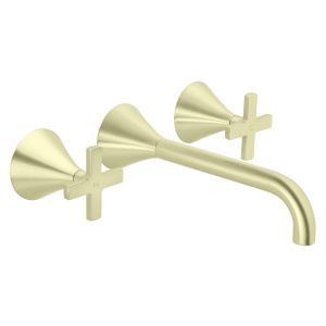 Bristol Trim Part For Wall Mounted Concealed 3 Hole Basin Mixer (Cross Handle)