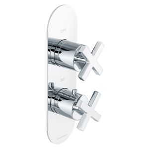 Bristol Trim Part For Thermostatic Shower Mixer 2 Outlet (Cross Handle)