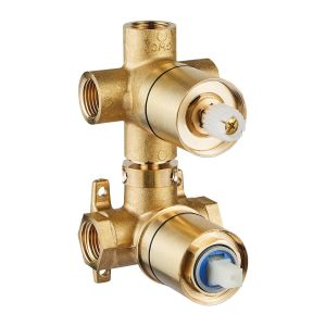 Universal Concealed Part For Shower Mixer With 3 Way Diverter