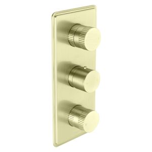 Fonteyn Trim Part For Thermostatic Shower Mixer 3 Outlet/3 Round Handle